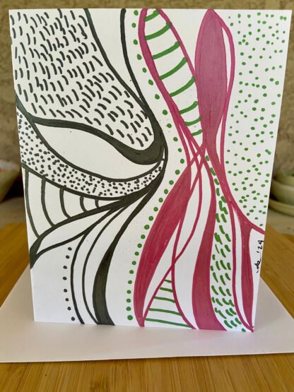 Hand-Painted Blank Card for Any Occasion - Give a gift of art with your personalized message